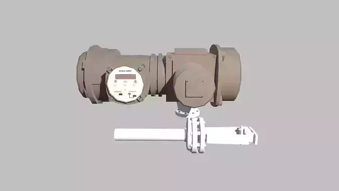 Gate Valve Low-poly 3D model