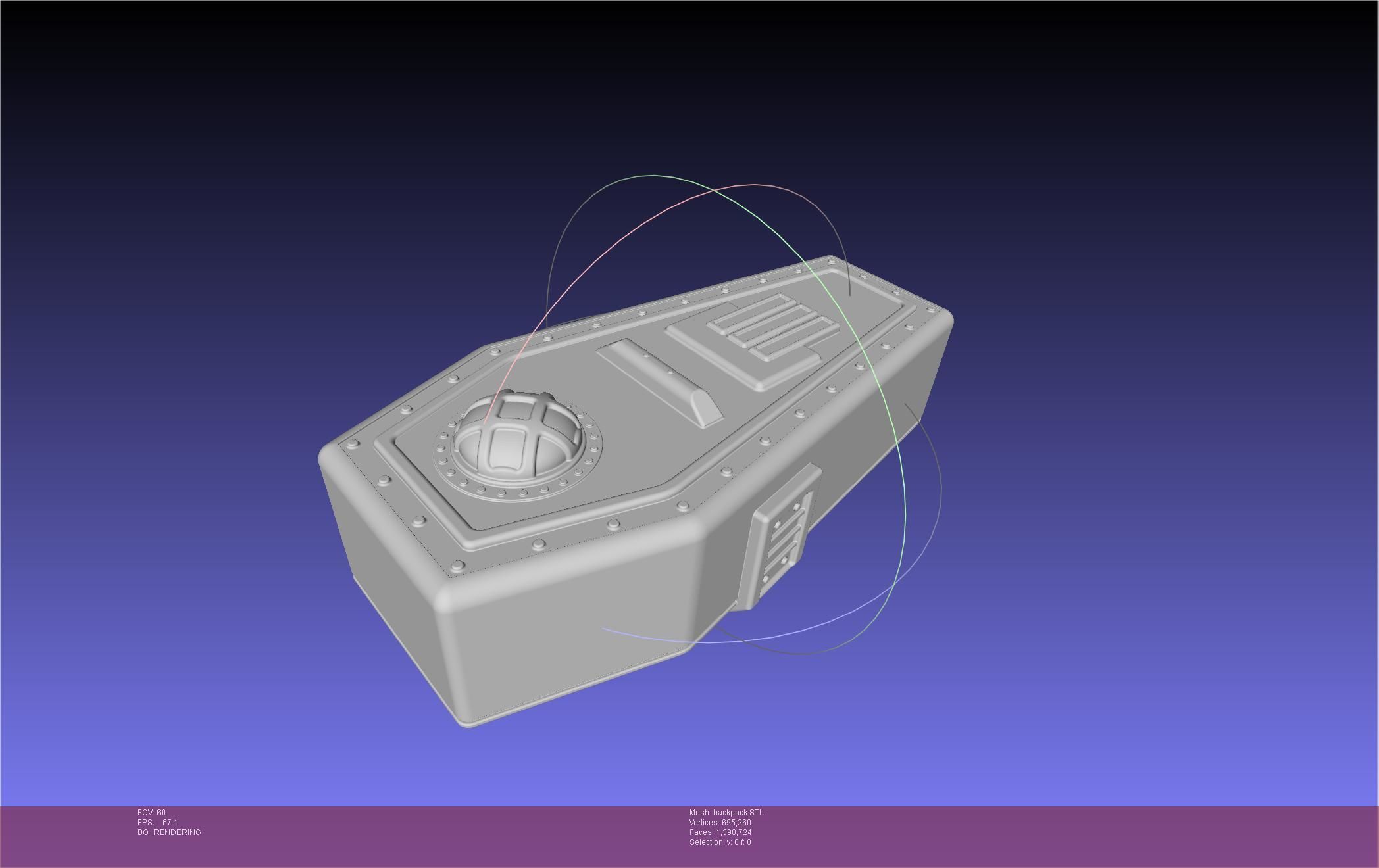 Ultrakill Gutterman Coffin Backpack 3D print model_2