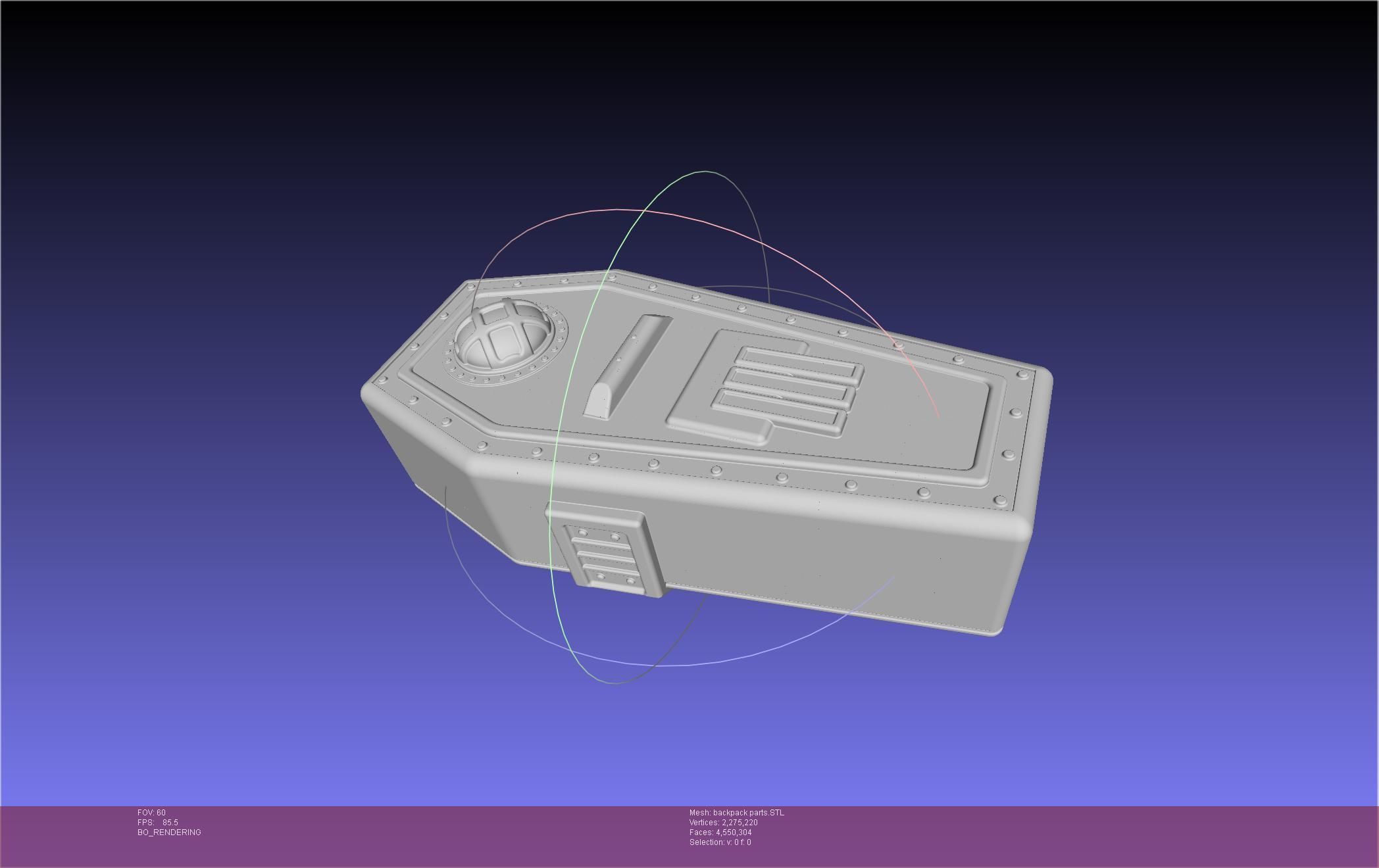 Ultrakill Gutterman Coffin Backpack 3D print model_36