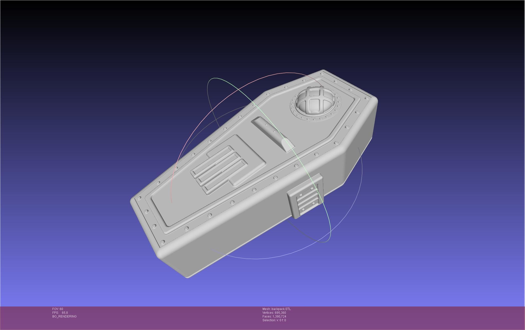 Ultrakill Gutterman Coffin Backpack 3D print model_5