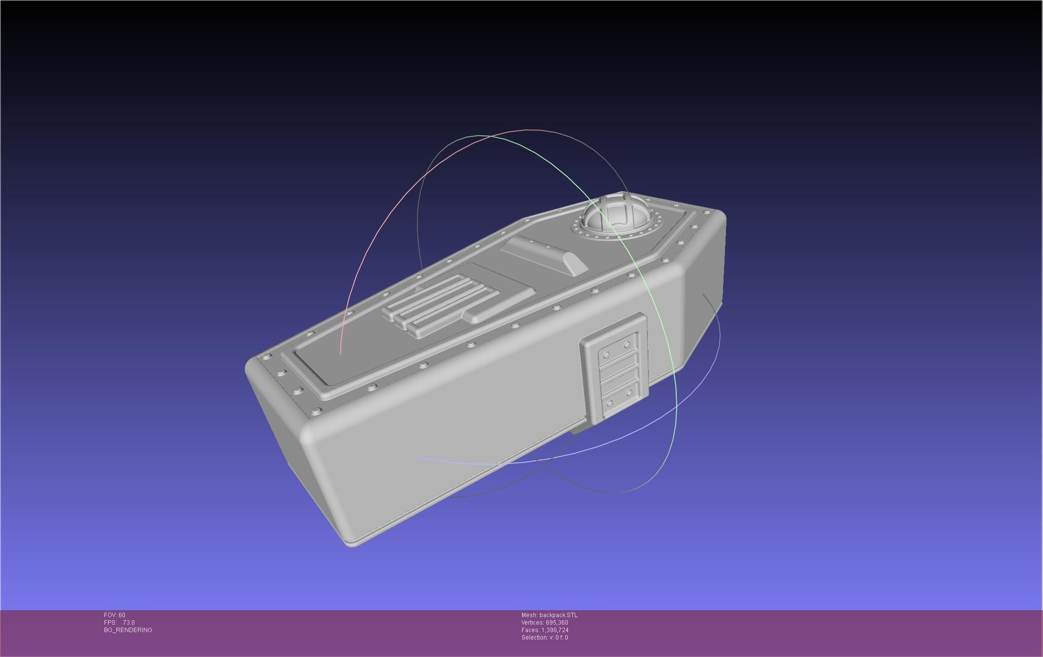 Ultrakill Gutterman Coffin Backpack 3D print model_7