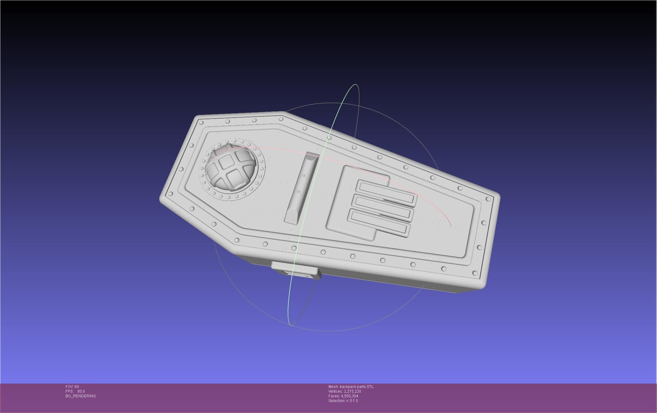 Ultrakill Gutterman Coffin Backpack 3D print model_35