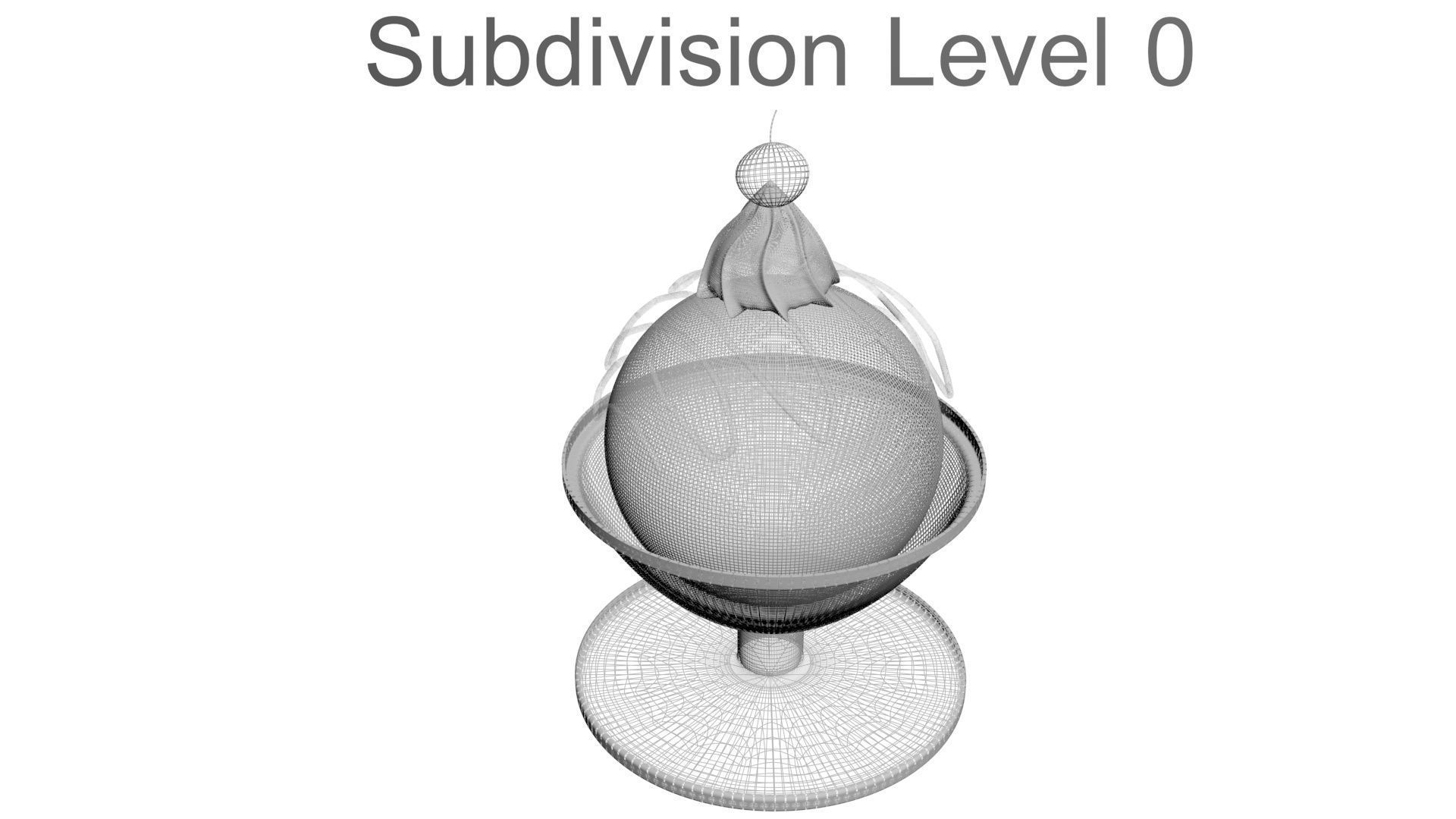 Fried Ice Cream 3D model_36