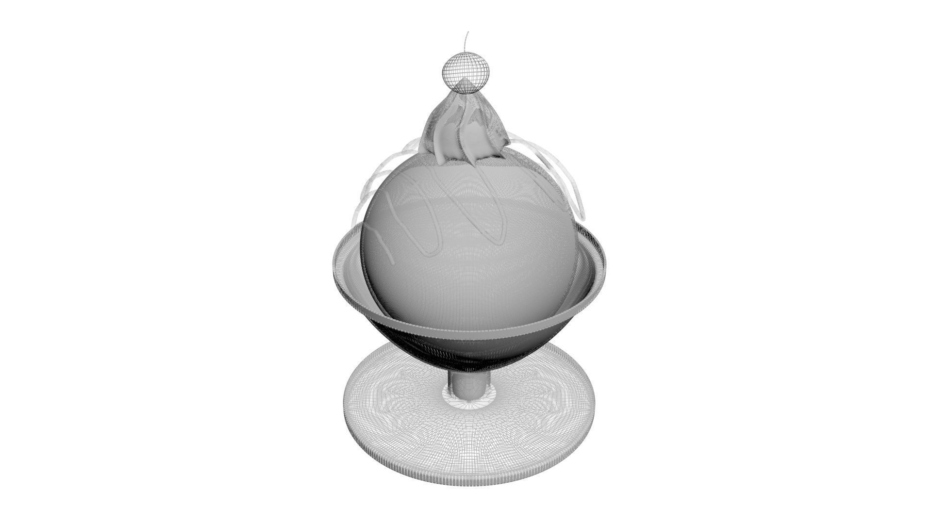 Fried Ice Cream 3D model_24