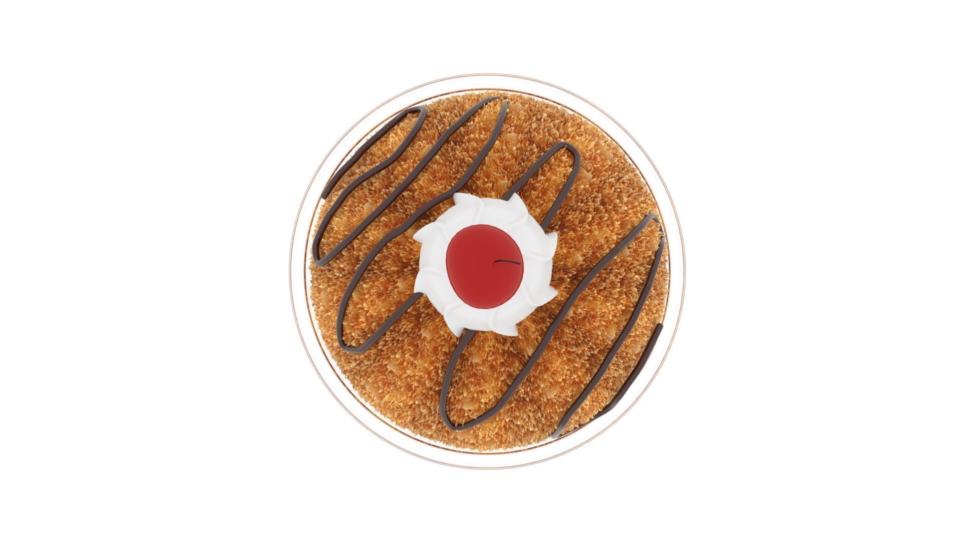 Fried Ice Cream 3D model_14