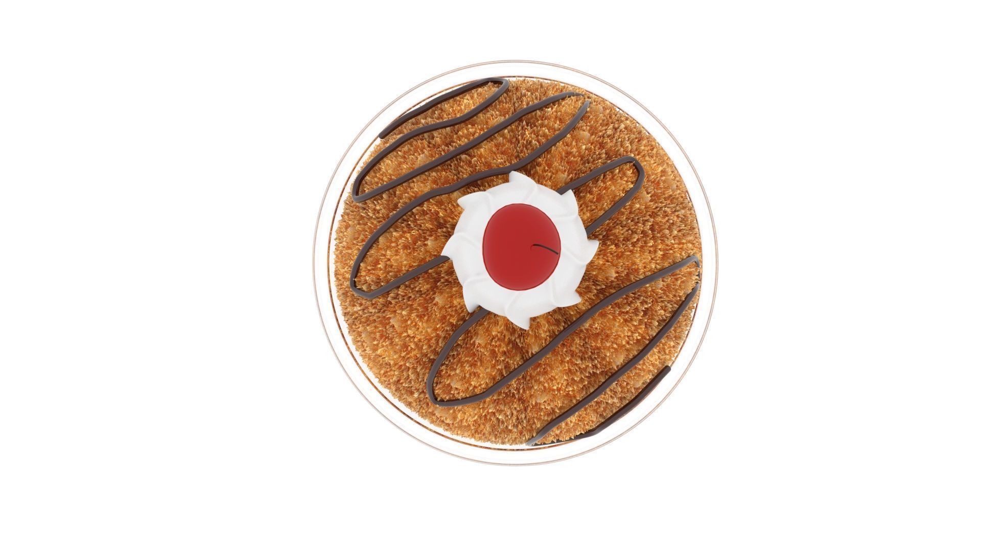 Fried Ice Cream 3D model_10