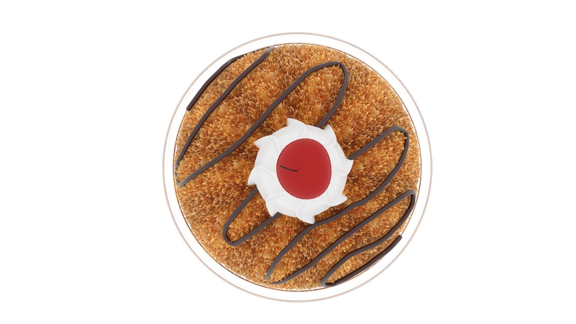 Fried Ice Cream 3D model_12