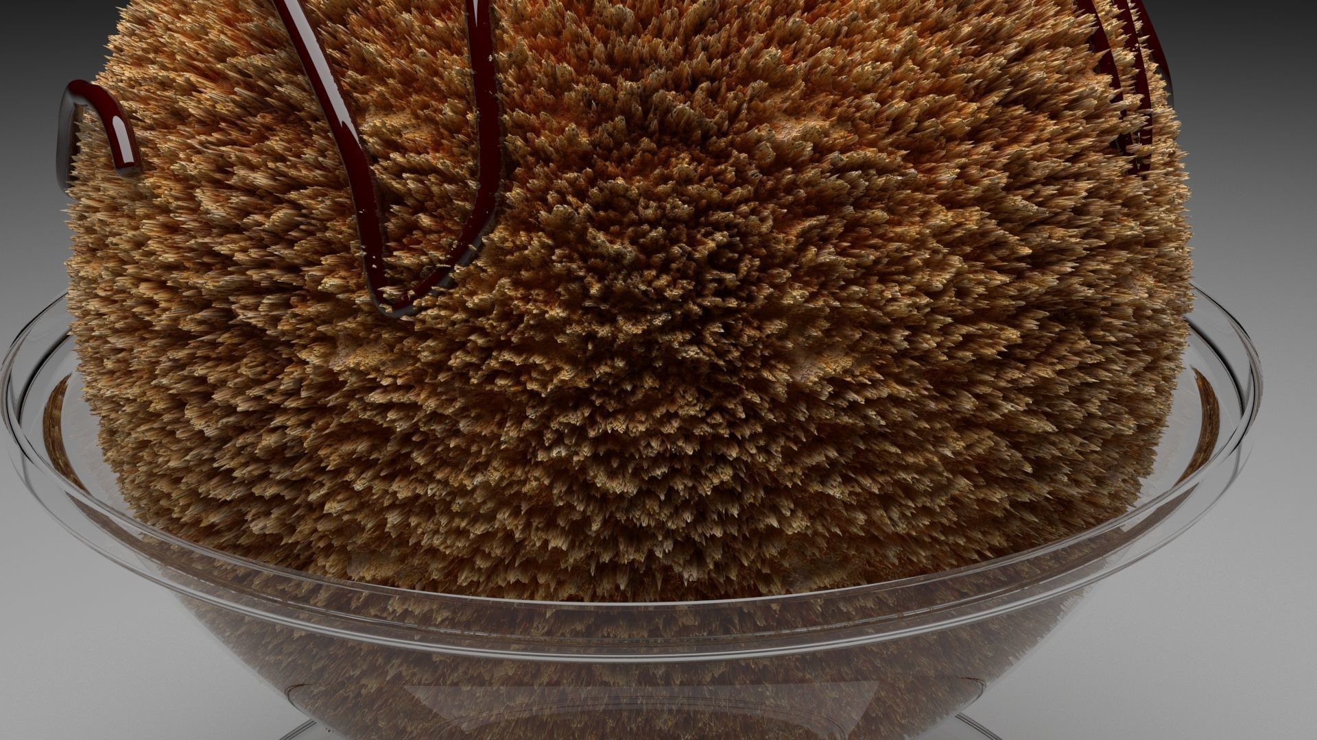 Fried Ice Cream 3D model_3