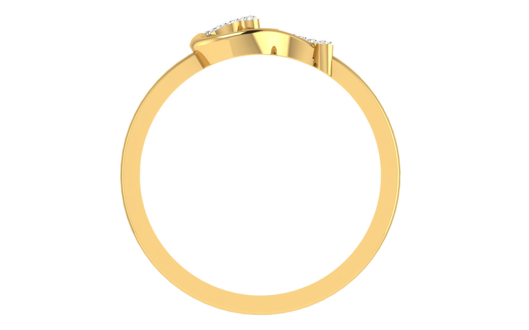 Women Ring Render 3dm STL OBJ FBX  3D print model_2