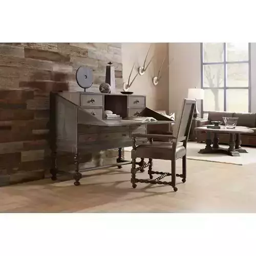 Boerne Ranch Managers Wood Credenza Desk