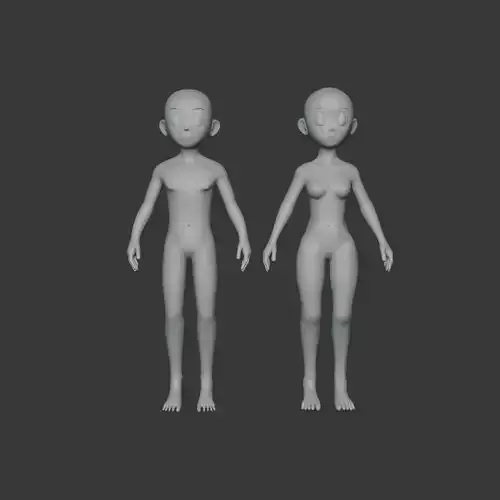 Cartoon Base Meshes