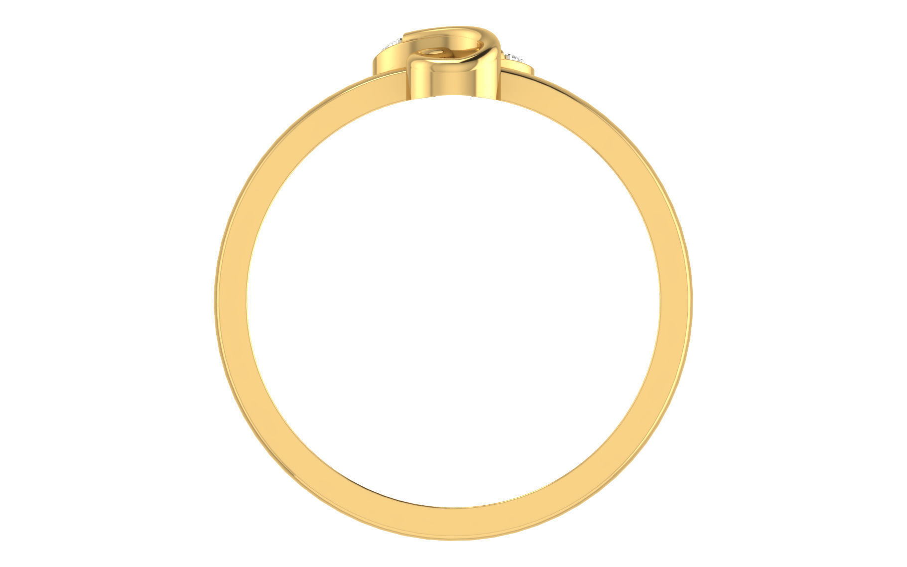 Women Ring Render 3dm STL OBJ FBX 3D print model_2