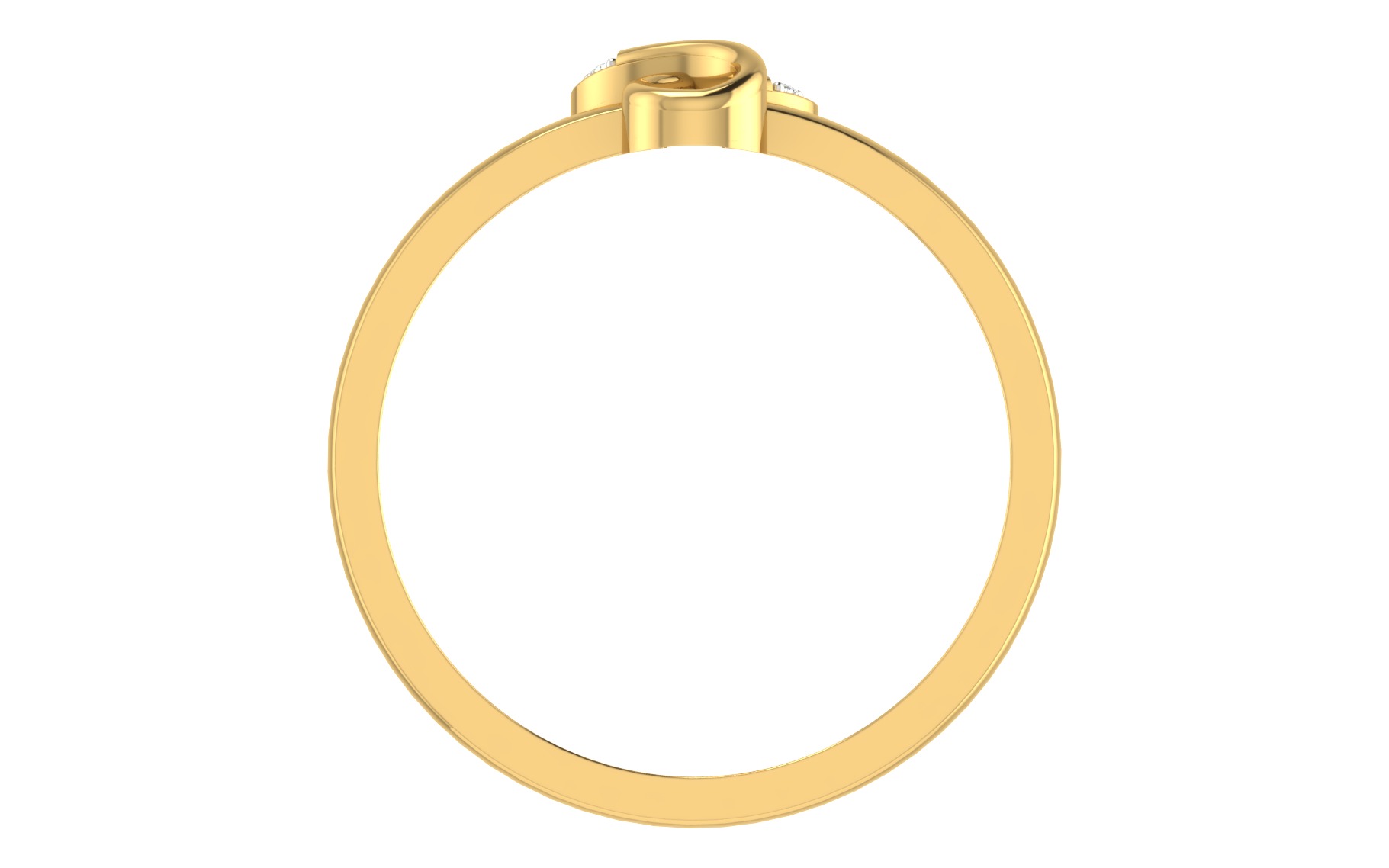 Women Ring Render 3dm STL OBJ FBX 3D print model_3