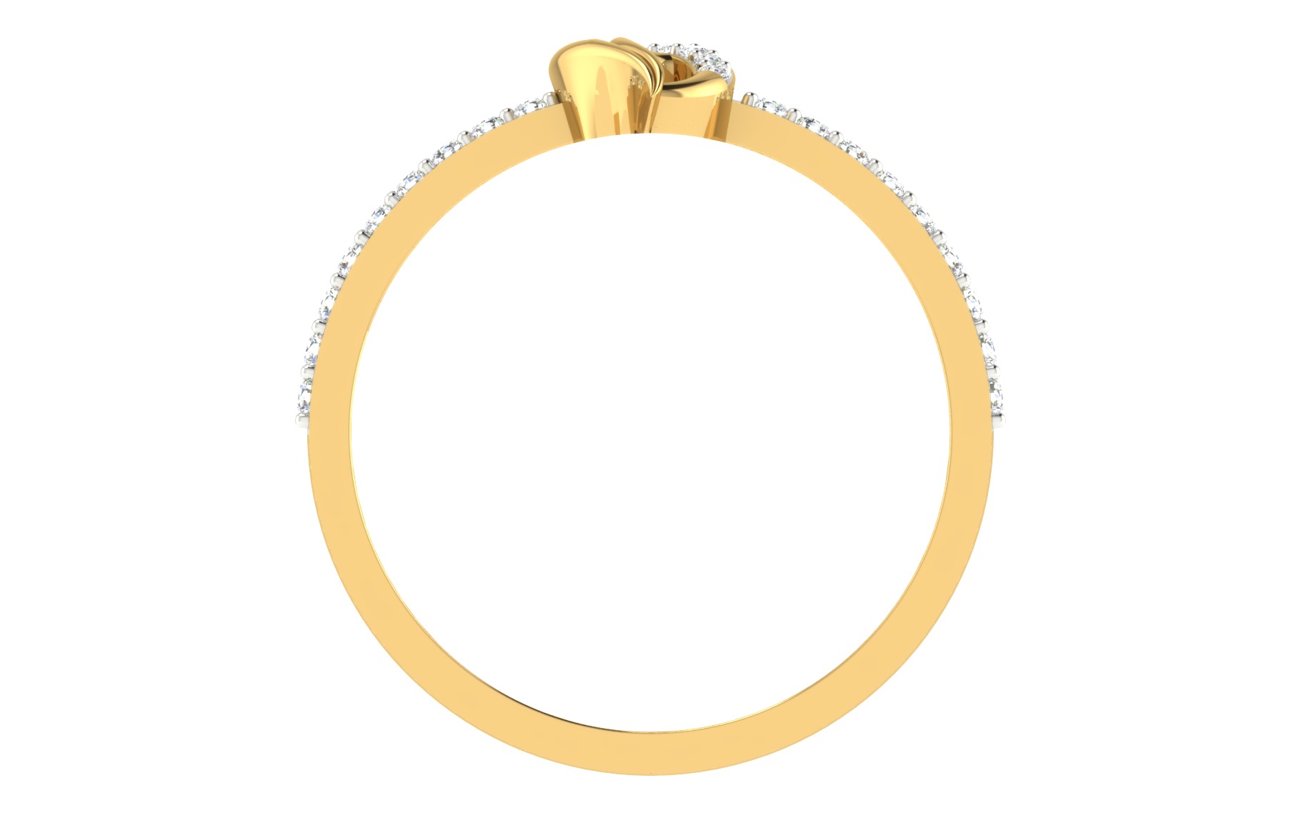 Women Ring Render 3dm STL OBJ FBX 3D print model_3