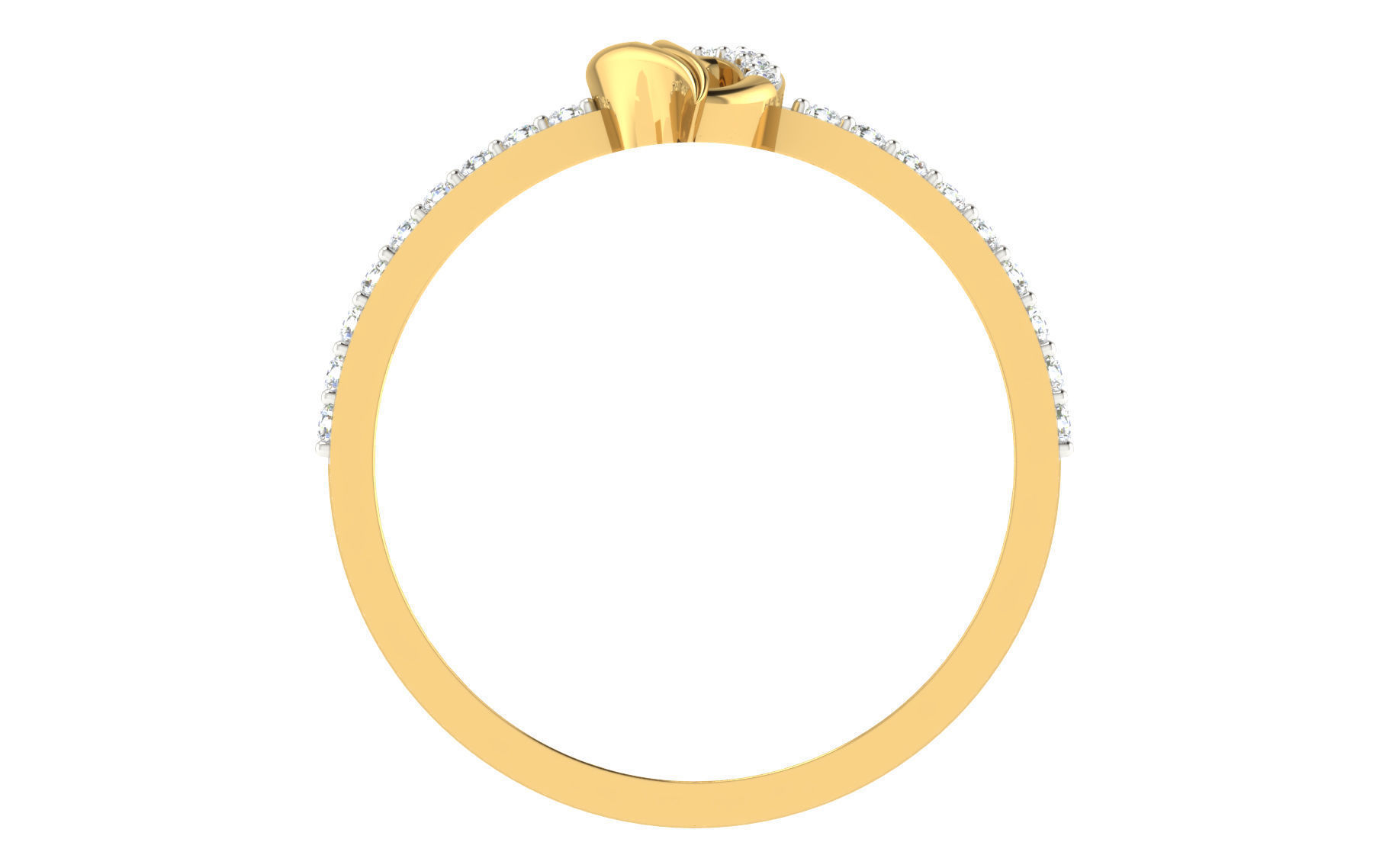 Women Ring Render 3dm STL OBJ FBX 3D print model_2