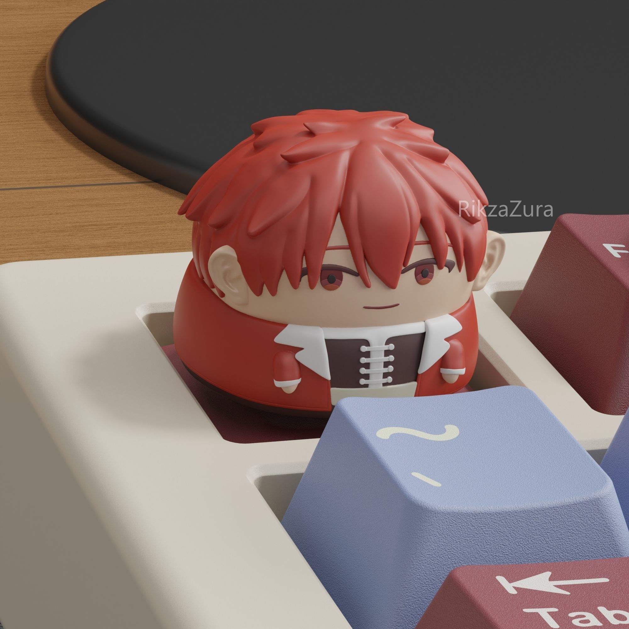 CUTE FRIEREN AND FRIEND - MECHANICAL KEYBOARD 3D print model 3D print model_4