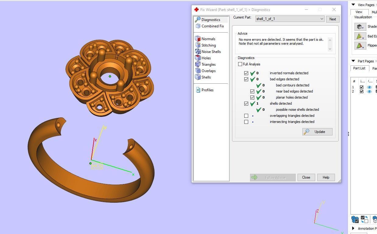 Flower Ring 3D print model_6
