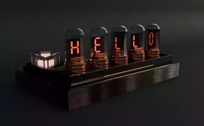 Animated Nixie Tube