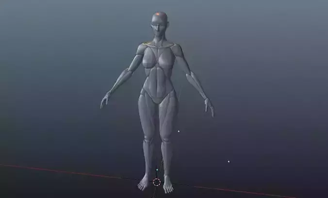 WOMEN STYLIZED BLOCKOUT