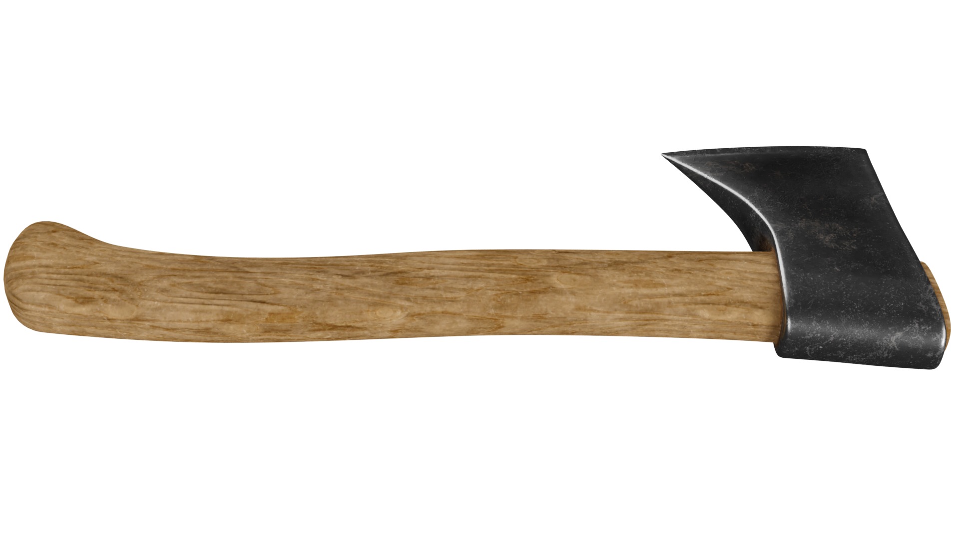 The Axe Low-poly 3D model_1