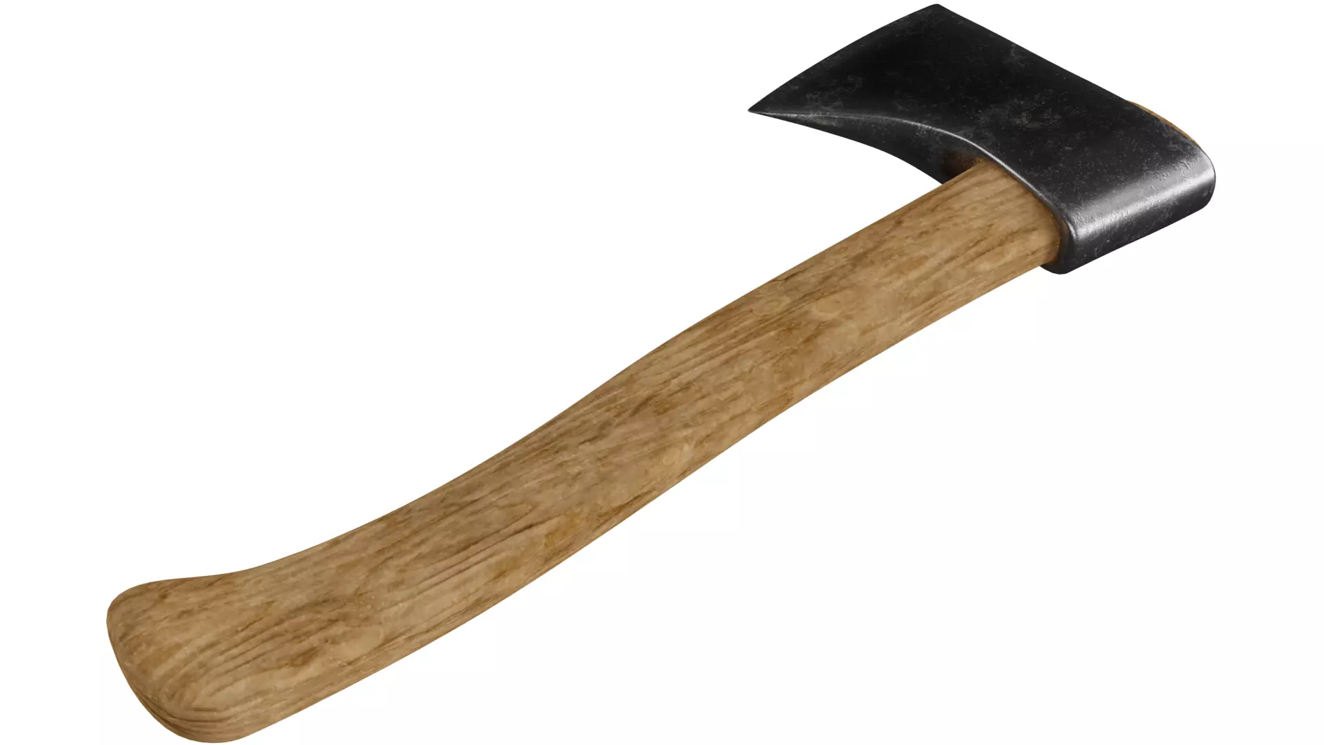 The Axe Low-poly 3D model_0