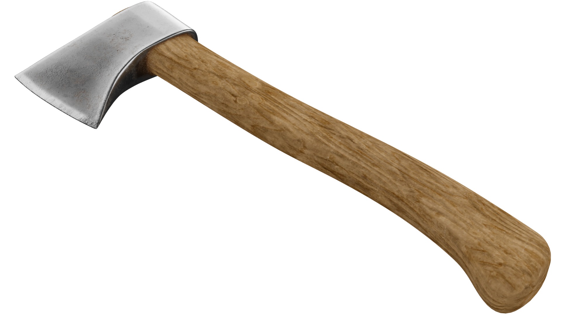 The Axe Low-poly 3D model_6