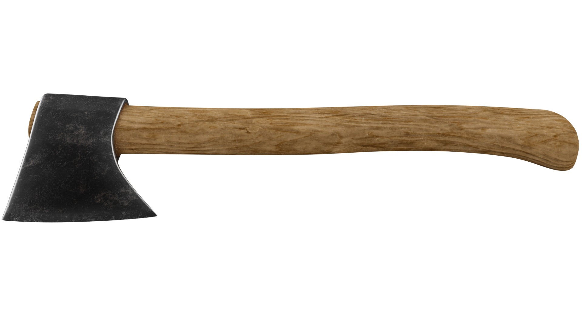 The Axe Low-poly 3D model_5