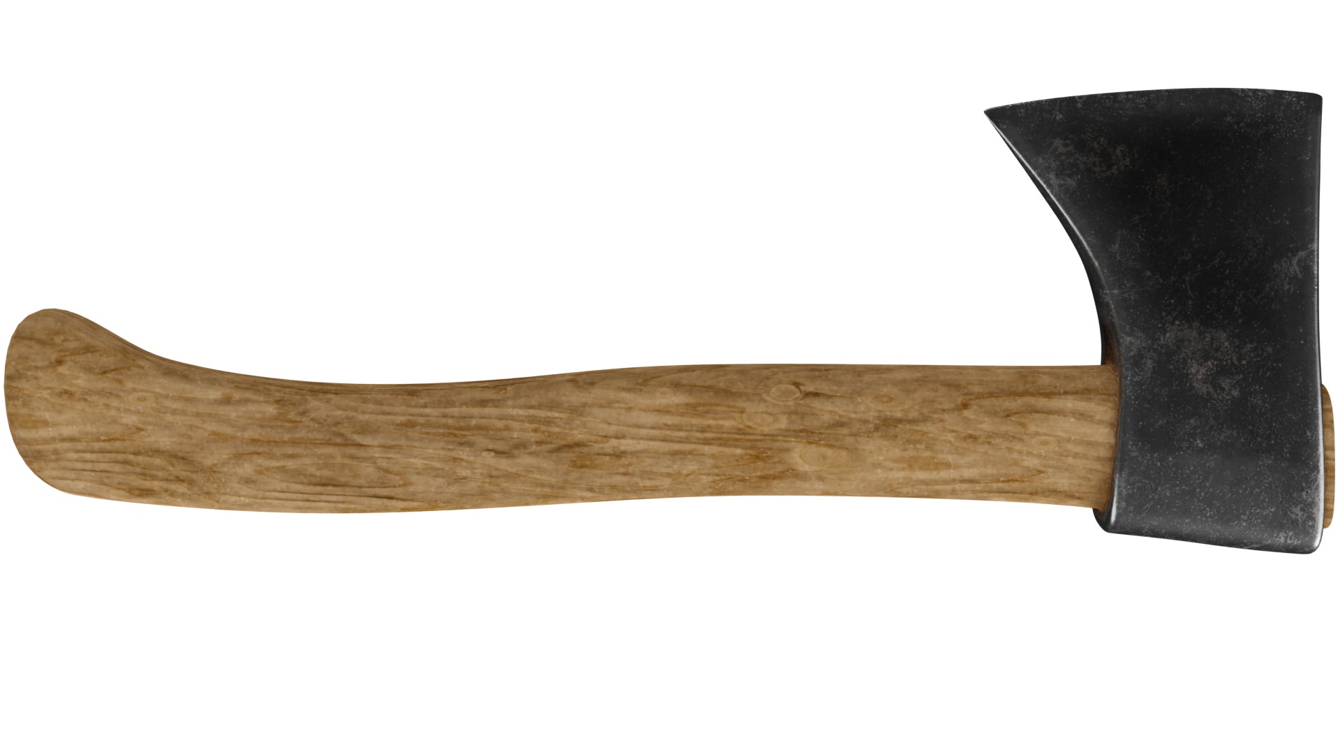 The Axe Low-poly 3D model_8