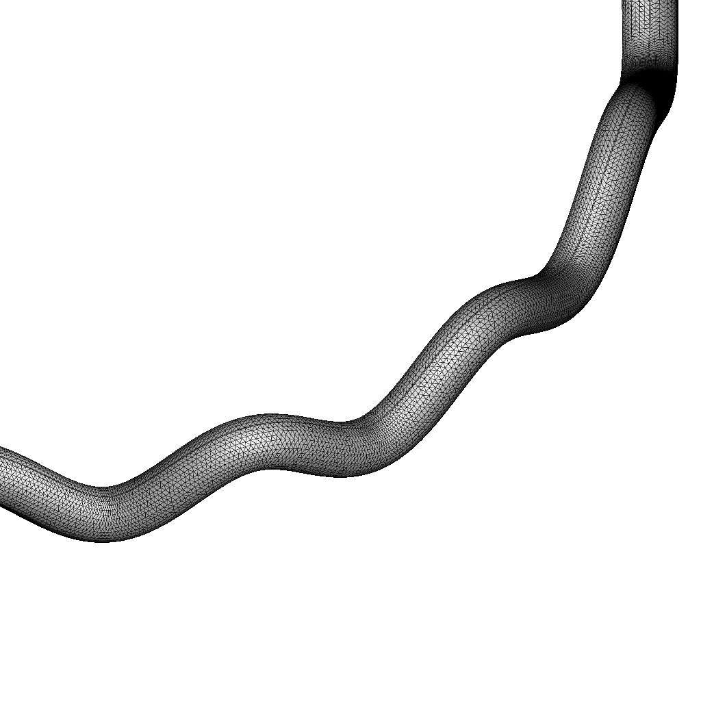 Romantic Curved Bracelet 3D print model_4