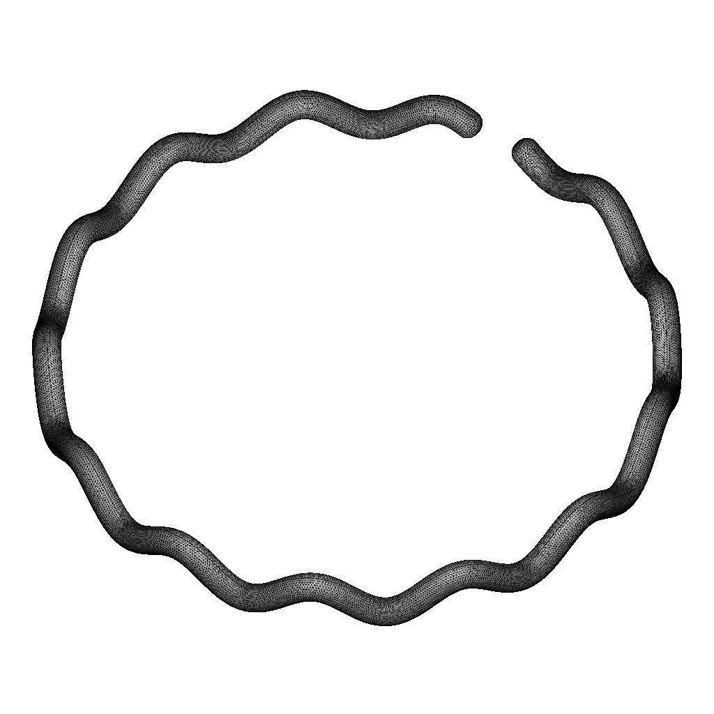 Romantic Curved Bracelet 3D print model_3