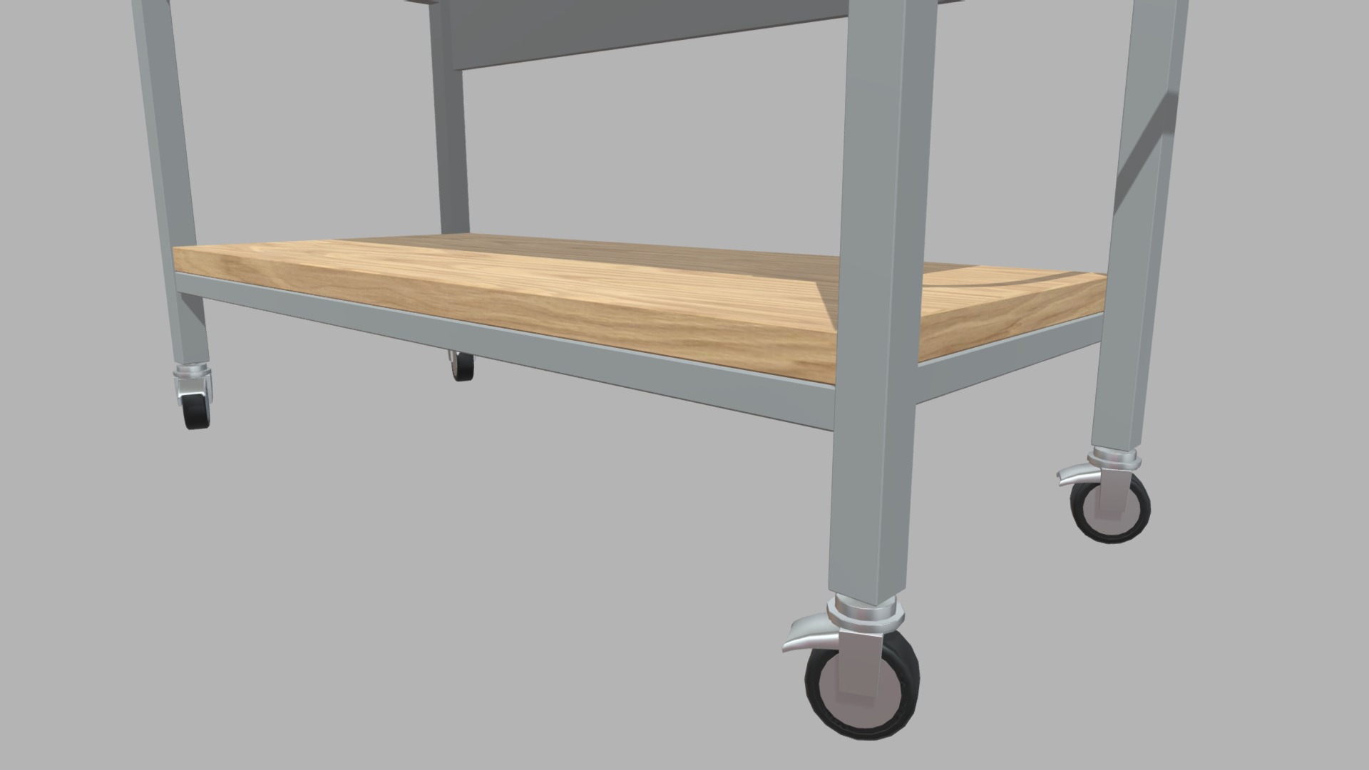 Workbench Low-poly 3D model_6