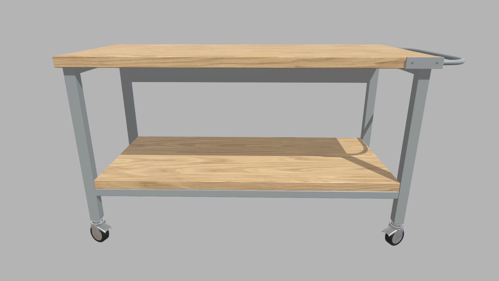 Workbench Low-poly 3D model_1