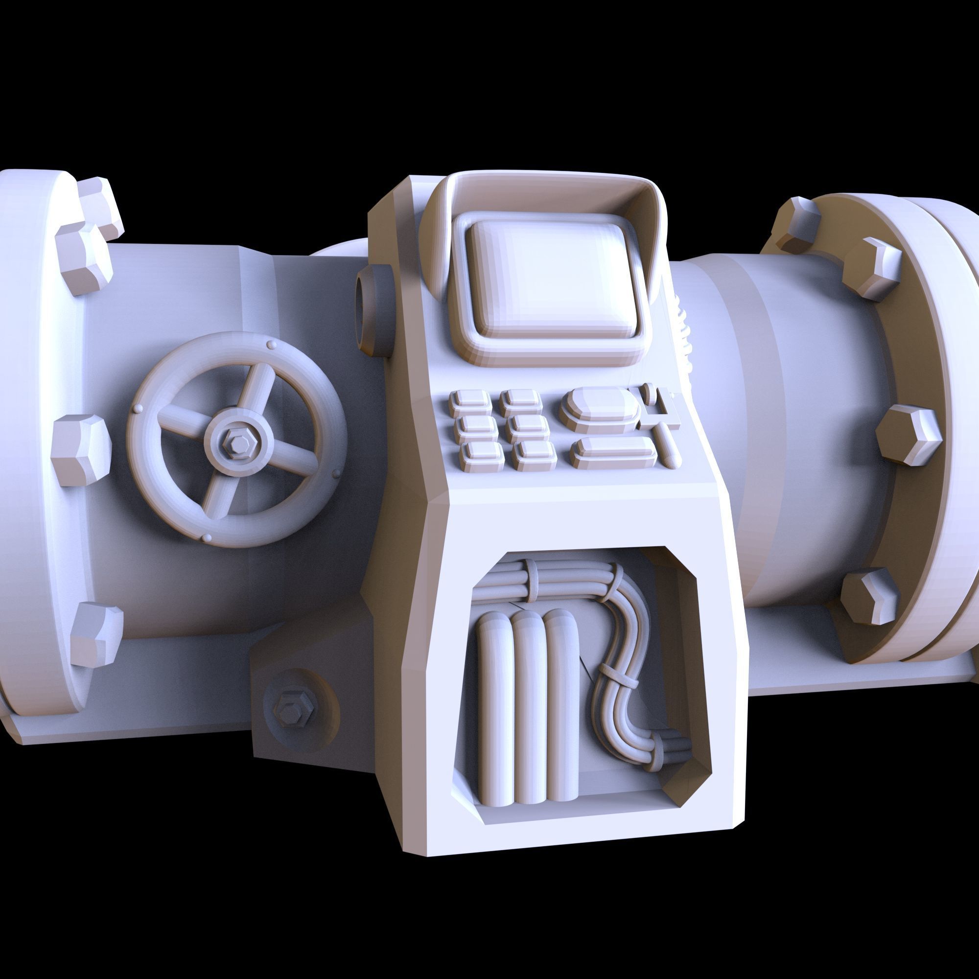 Tubes 01 - Printable model 3D print model_13