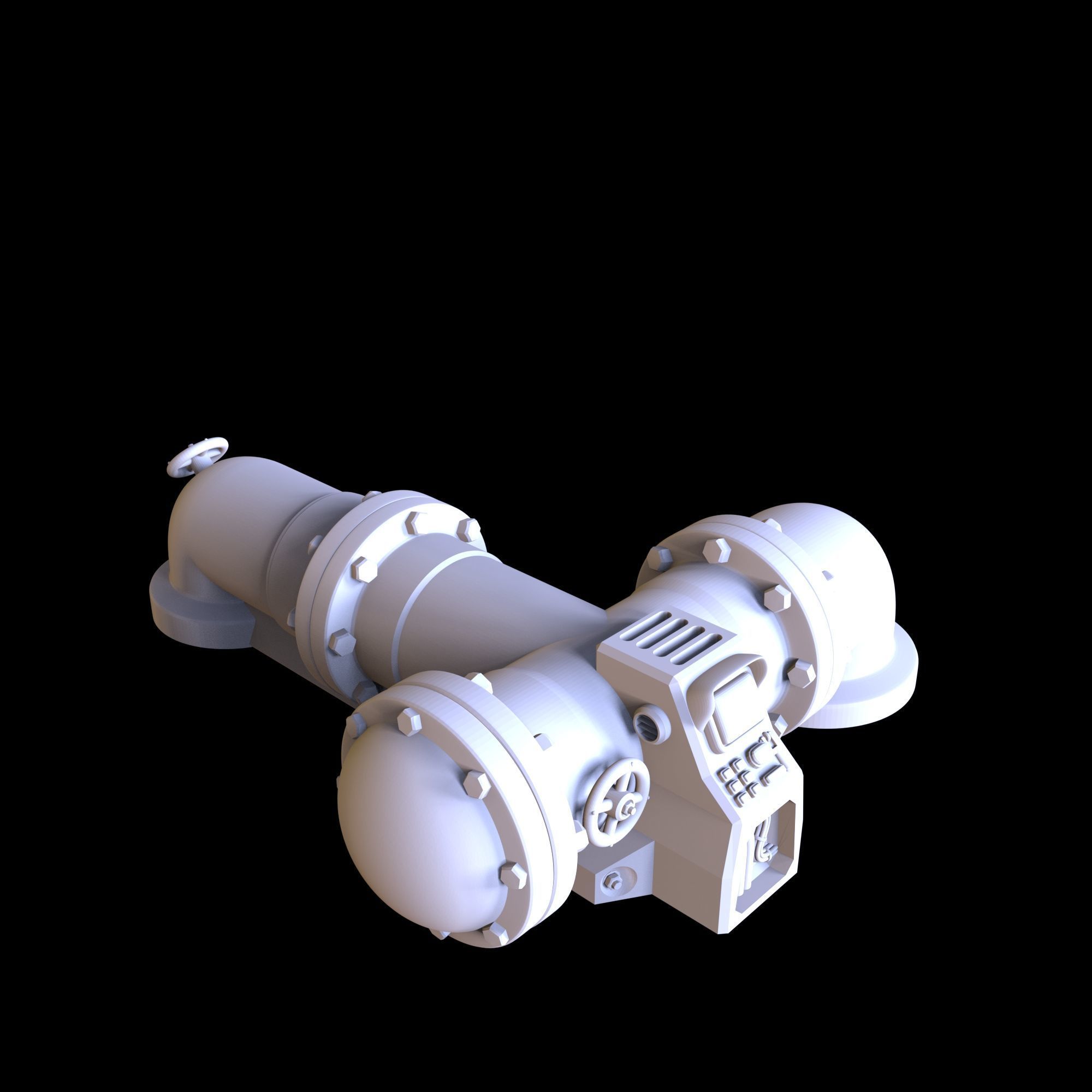 Tubes 01 - Printable model 3D print model_2