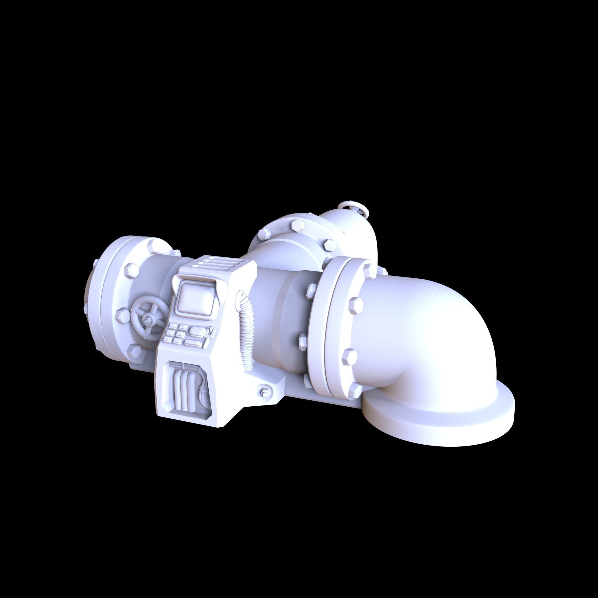 Tubes 01 - Printable model 3D print model_4