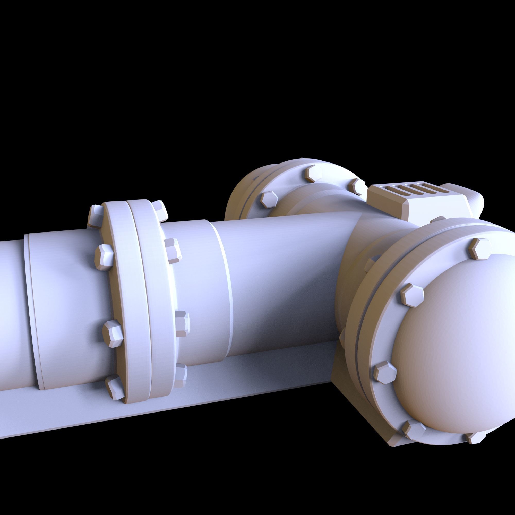 Tubes 01 - Printable model 3D print model_10