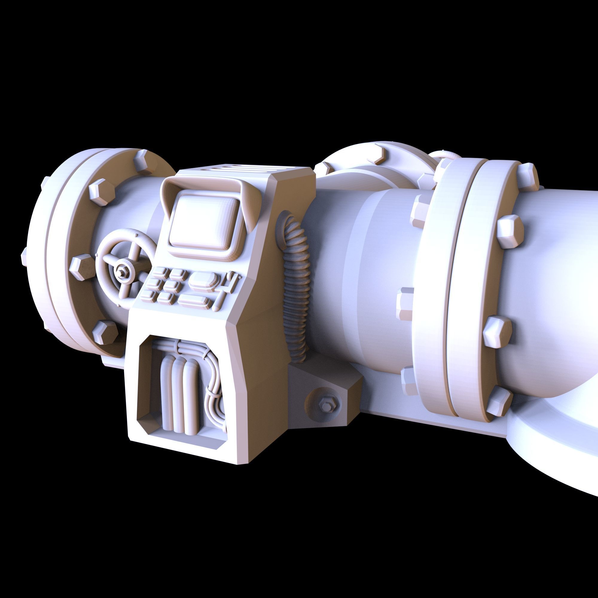 Tubes 01 - Printable model 3D print model_15