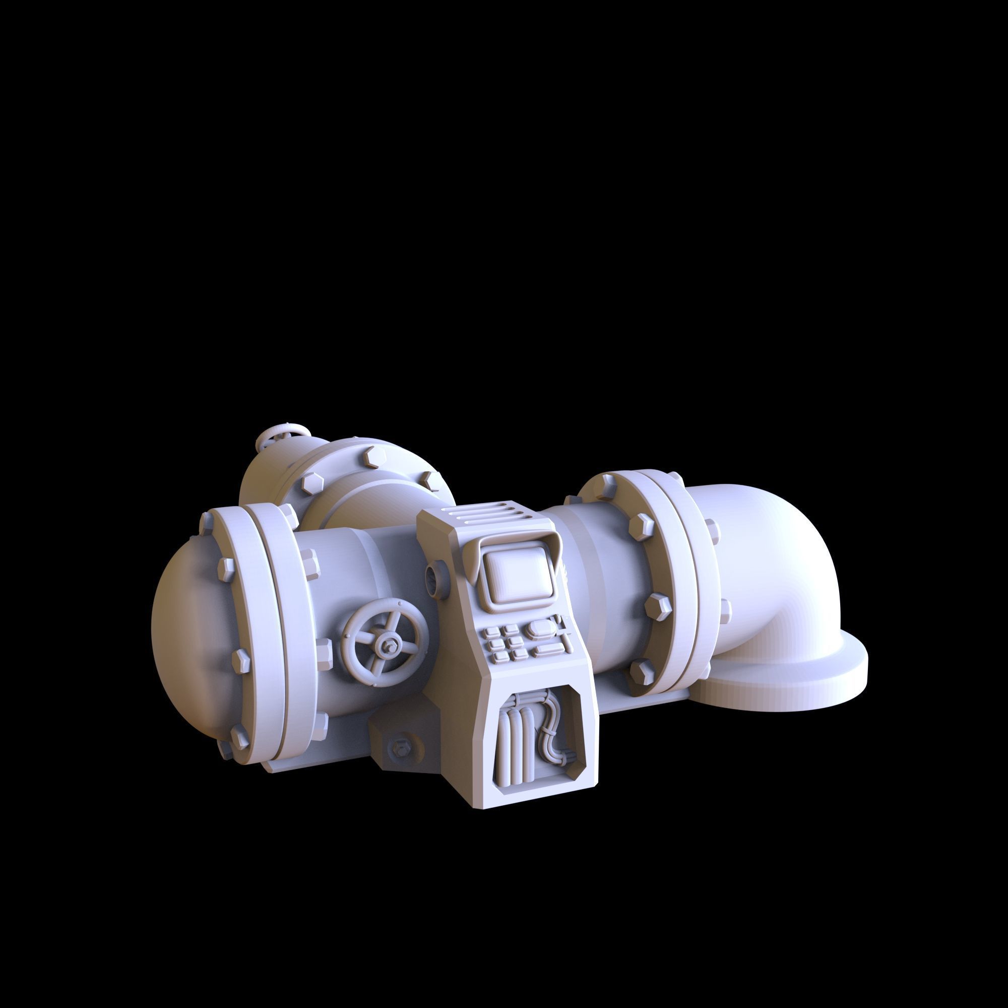 Tubes 01 - Printable model 3D print model_1