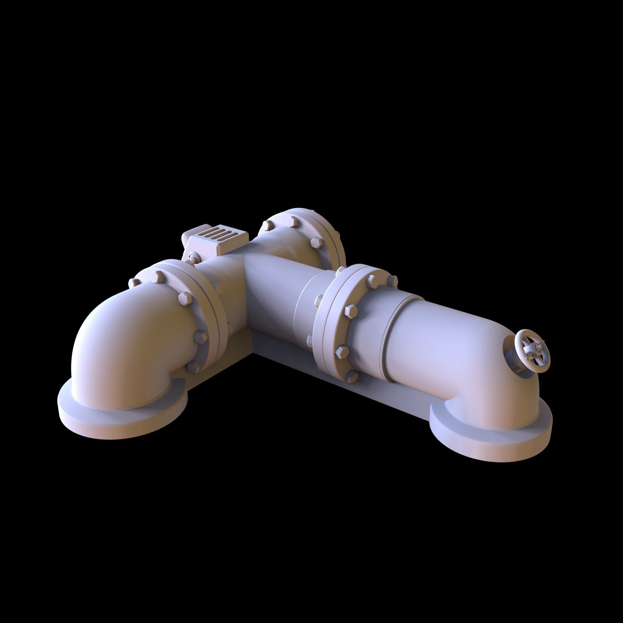 Tubes 01 - Printable model 3D print model_5