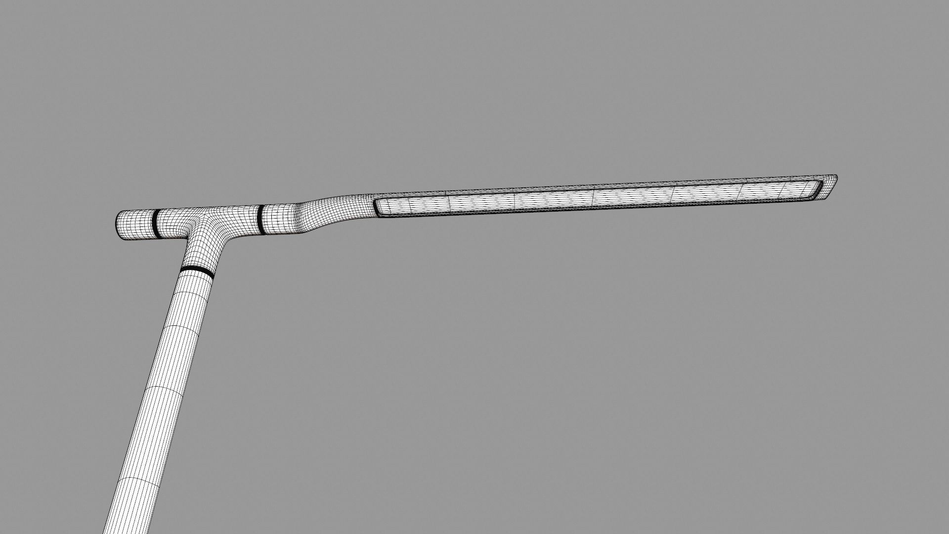 Table Lamp Low-poly 3D model_10