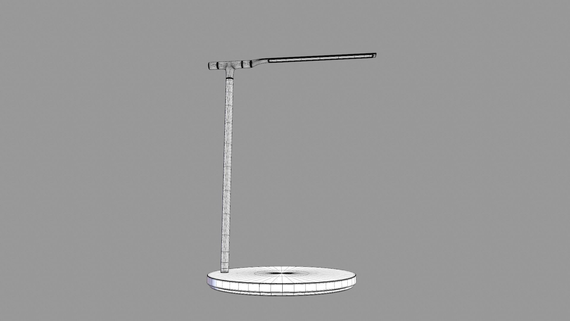 Table Lamp Low-poly 3D model_7