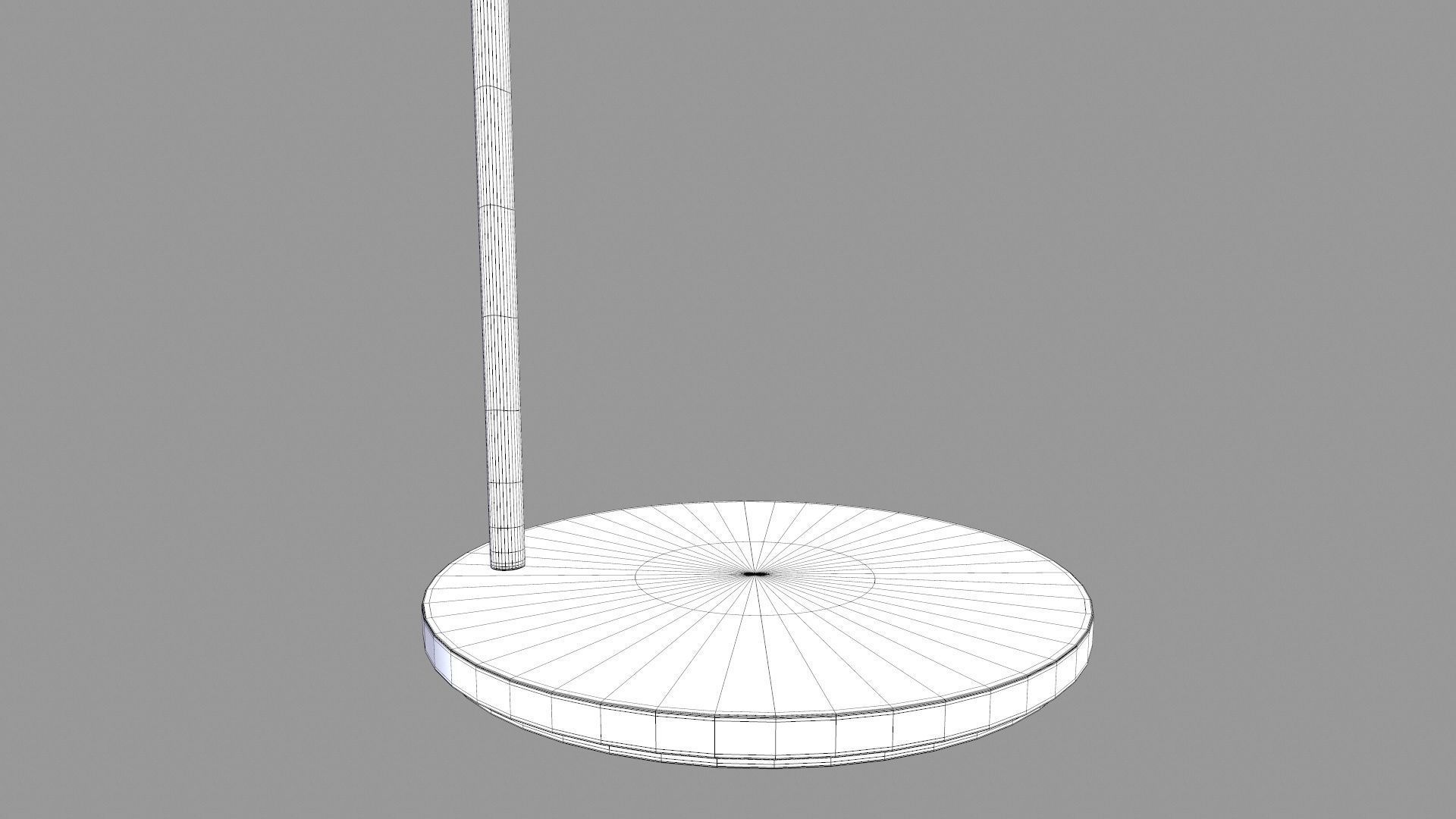 Table Lamp Low-poly 3D model_8