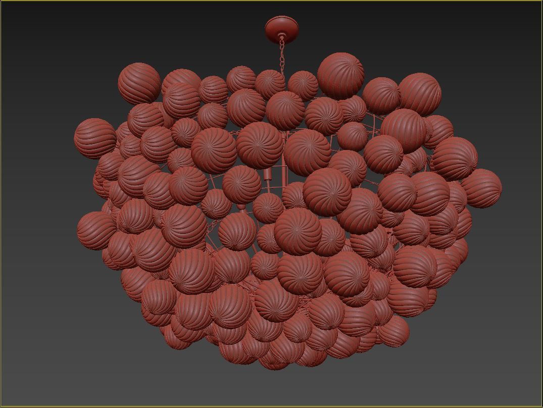 RH Talia Round Chandelier 66 3D model_13