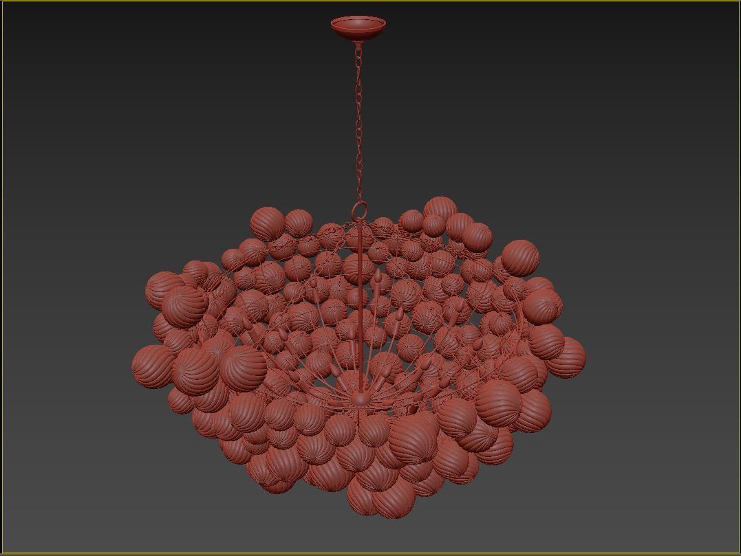 RH Talia Round Chandelier 66 3D model_11