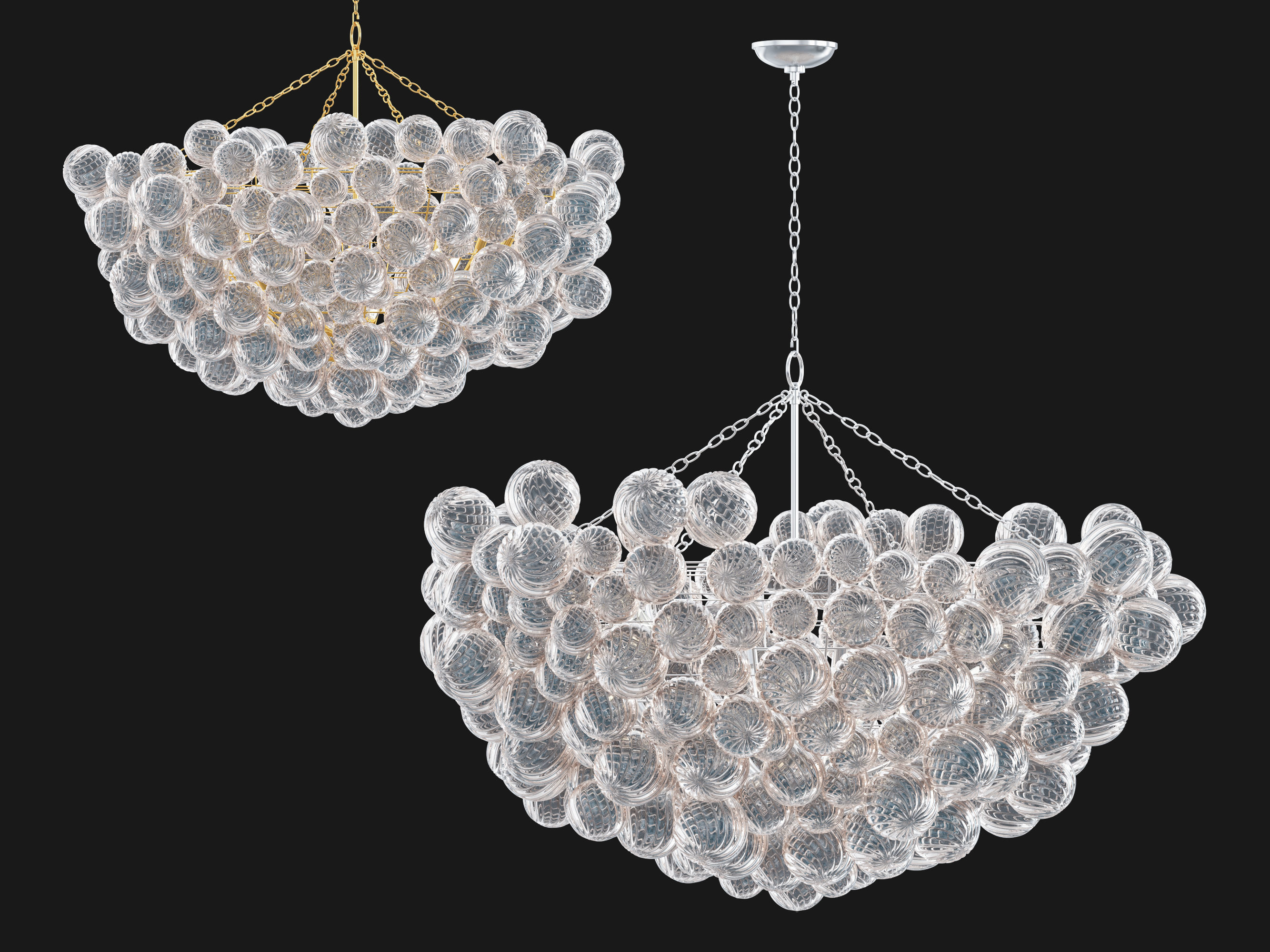 RH Talia Round Chandelier 66 3D model_1
