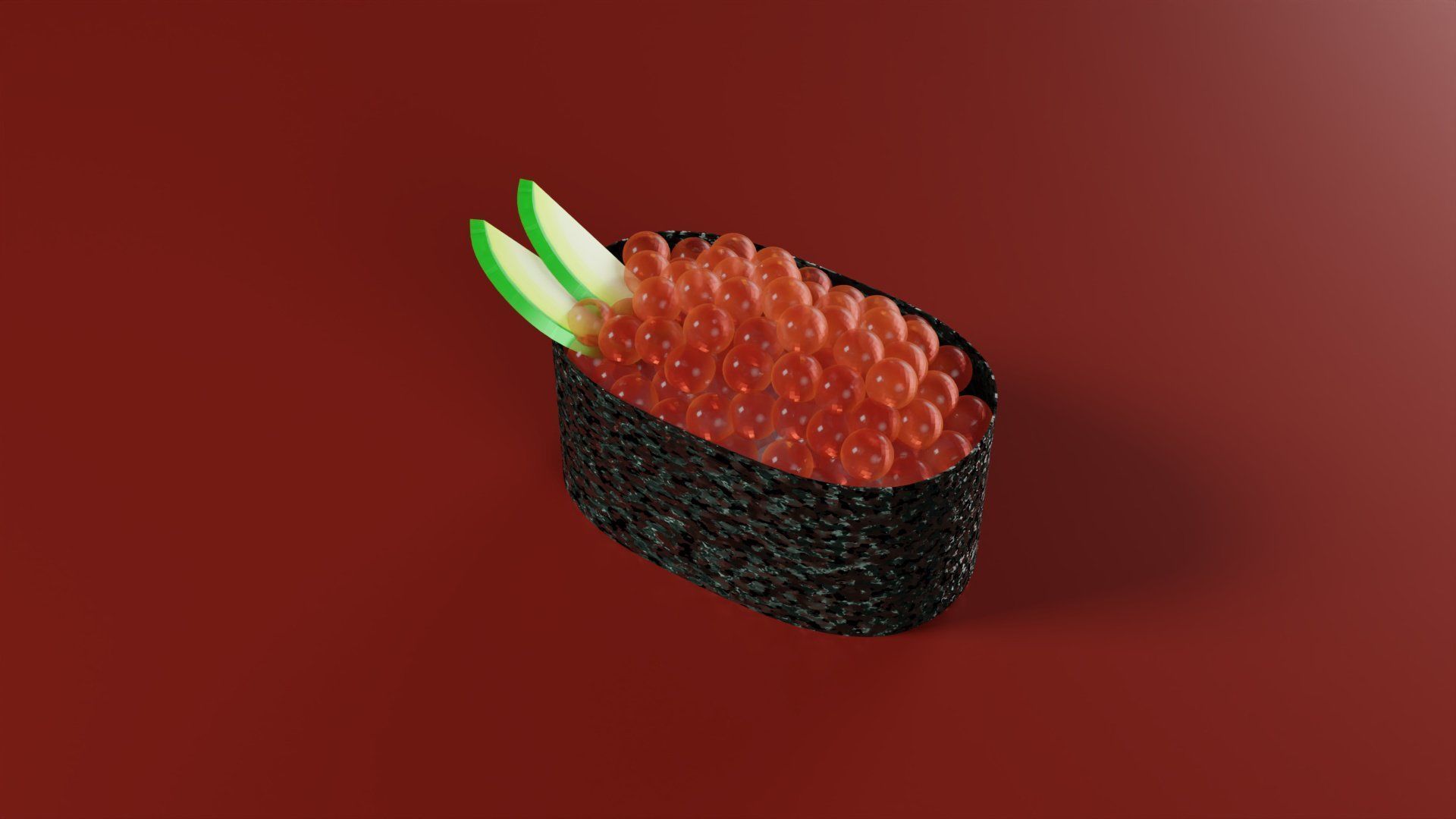 Sushi 3D model_7