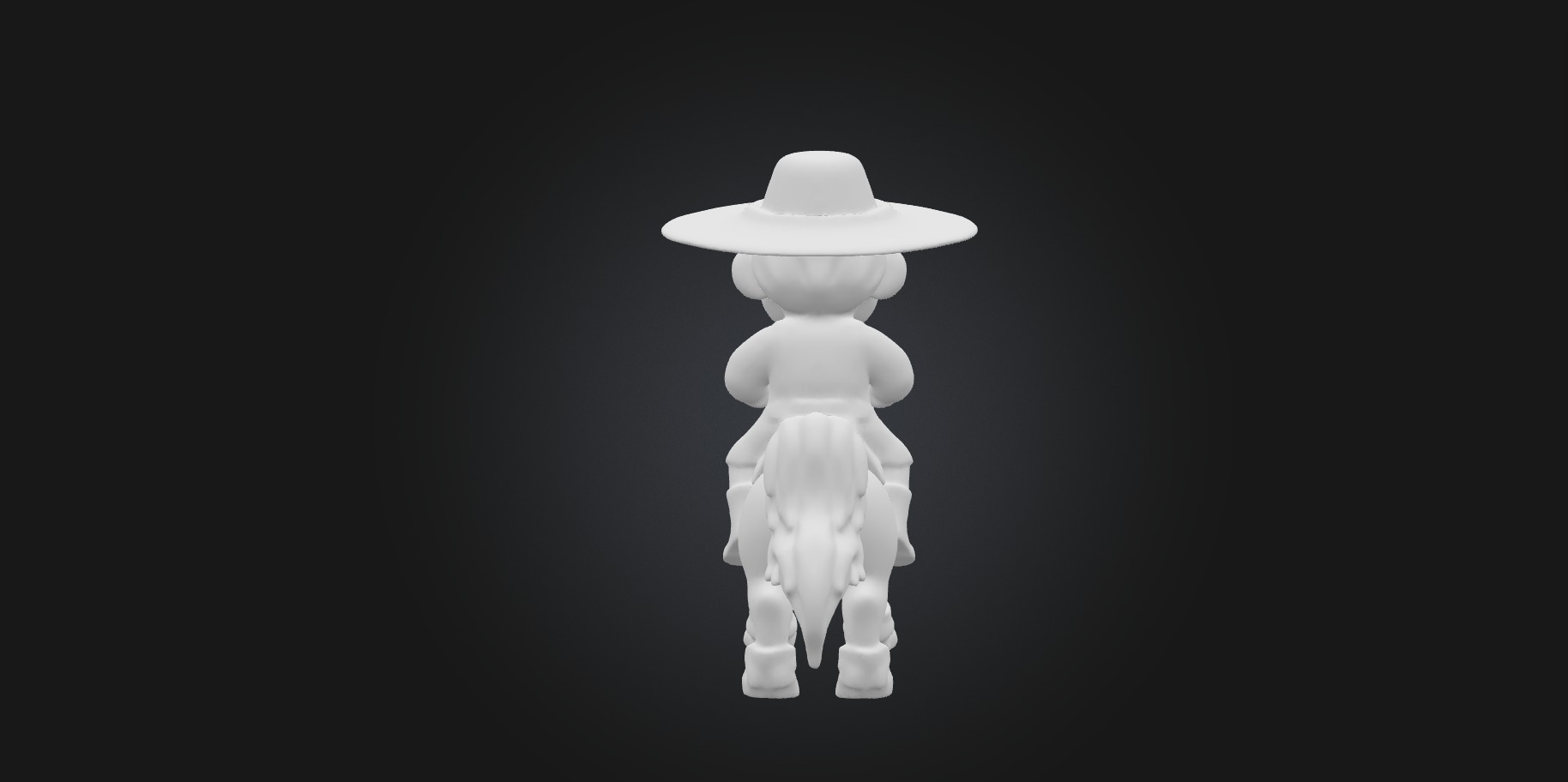 A Chibi Style Medieval Farmer 3D Model Features 3D print model_9
