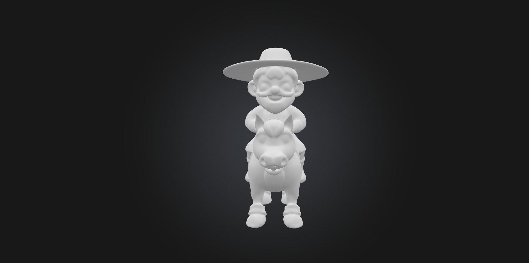 A Chibi Style Medieval Farmer 3D Model Features 3D print model_14