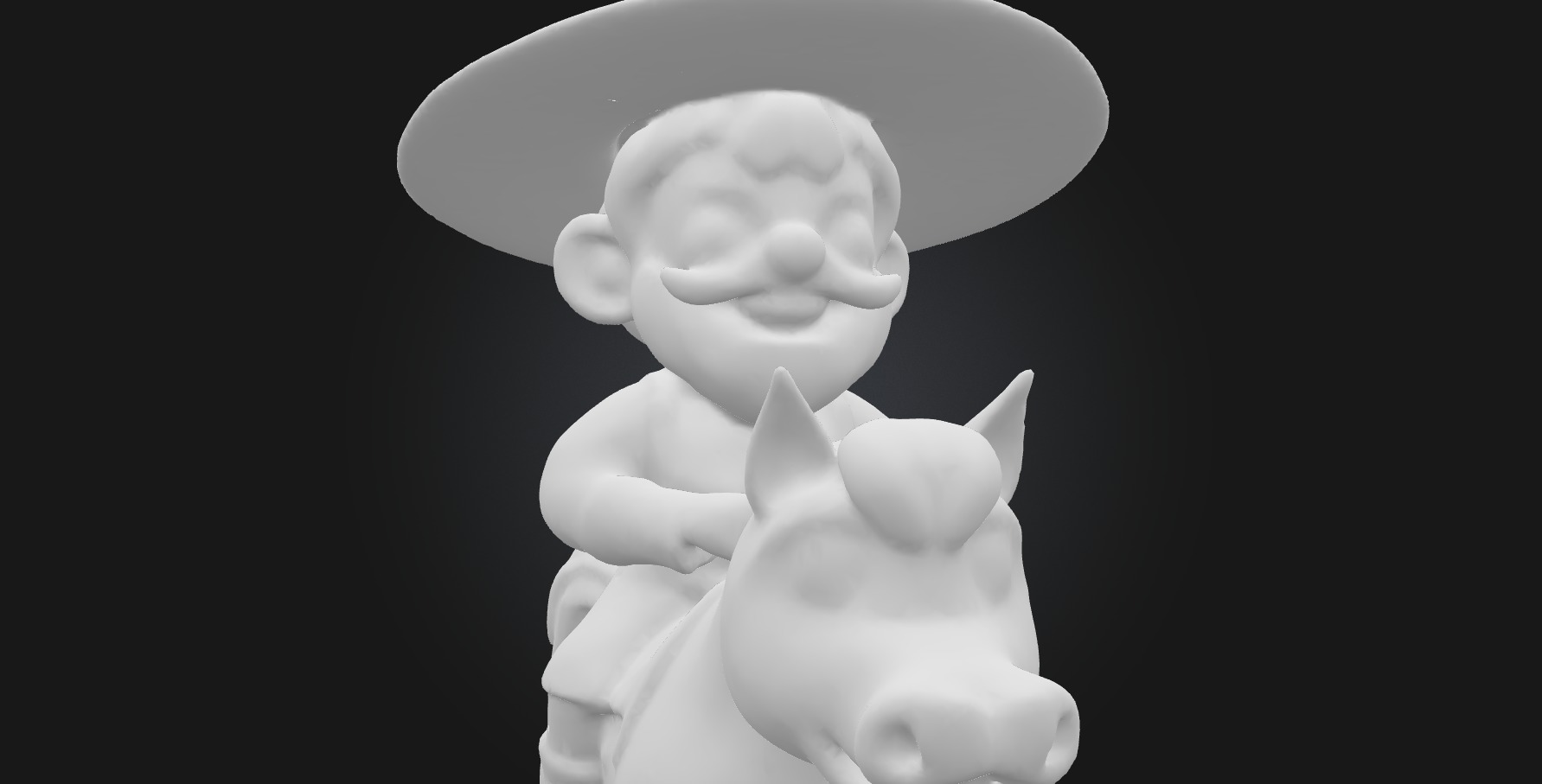 A Chibi Style Medieval Farmer 3D Model Features 3D print model_11