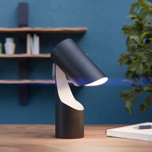 Simple Adjustable Lamp Free 3D model